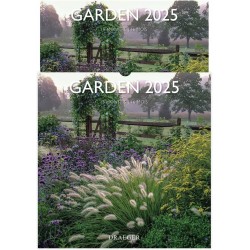 Grand Calendrier Mural 29x29 cm 2025 - Septembre 2024 à décembre 2025-15 mois - Jours et mois écrits en 7 langues - Thématique "