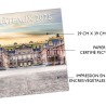 DRAEGER PARIS 1886 - Grand Calendrier Mural 2025 29x29 cm - Thème Château - 12 Photos - Septembre 2024-Décembre 2025-7 Langues -