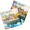 DRAEGER PARIS 1886 - Grand Calendrier mural 28x29 cm 2026 - Thème Paris - 12 mois - Papier FSC - Illustrations détachables
