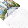 DRAEGER PARIS 1886 - Grand Calendrier mural 28x29 cm 2026 - Thème Paris - 12 mois - Papier FSC - Illustrations détachables