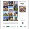 DRAEGER PARIS 1886 - Grand Calendrier Mural 2025-29x29 cm - 12 Photos - Septembre 2024-Décembre 2025-7 Langues - Design Écologiq