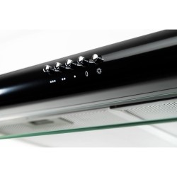 BELDEKO - Hotte Casquette/Visière 60 cm NOIR 210 m3/h - 100 Watts - Filtre inclus