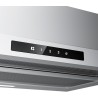 CIARRA CBCS6909A Hotte Encastrable 60cm 600 m³/h A+ Hotte Plate Intégrée 3 Vitesses avec Filtre à Charbon CBCF055, Commande Tact