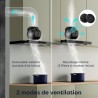 CIARRA CBCB6909A Classe A+ Hotte Télescopique Encastrable 60 cm 600 m³/h, Commande Tactile, 3 Vitesses, Recyclage & Evacuation, 