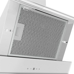 CIARRA CBCW6736N Hotte Aspirante Inclinée 60cm 750 m³/h - Hotte Tactile Class A - Filtre à Charbon Inclus - 3 Vitesses d’évacuat