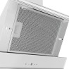 CIARRA CBCW6736N Hotte Aspirante Inclinée 60cm 750 m³/h - Hotte Tactile Class A - Filtre à Charbon Inclus - 3 Vitesses d’évacuat