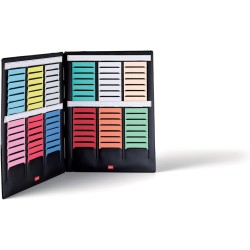 Nobo - Mini Planning à Fiches T, 2 Volets de 3 Colonnes & 16 Fentes, Indice 2, 3084600