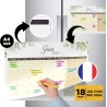 Finoly Calendrier Frigo Juillet 25 Décembre 26 | Calendrier Magnetique Frigo 2025 2026 | Magnetique Mensuel Planificateur Famili