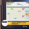 Finoly Calendrier Frigo Juillet 25 Décembre 26 | Calendrier Magnetique Frigo 2025 2026 | Magnetique Mensuel Planificateur Famili