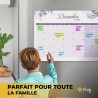 Finoly Calendrier Frigo Juillet 25 Décembre 26 | Calendrier Magnetique Frigo 2025 2026 | Magnetique Mensuel Planificateur Famili
