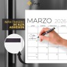 Finoly Calendrier Frigo Janvier 25 Juin 26 (18 Mois) en Espagnol | Calendrier Magnetique Frigo 2025 2026
