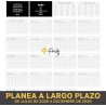 Finoly Calendrier Frigo Janvier 25 Juin 26 (18 Mois) en Espagnol | Calendrier Magnetique Frigo 2025 2026