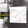 Finoly Calendrier Frigo Janvier 25 Juin 26 (18 Mois) en Espagnol | Calendrier Magnetique Frigo 2025 2026