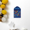 HOME DECO FACTORY, HD0036, Calendrier Ramadan 30 Jours 28x50 cm-Décoration Festive colorée et Moderne, réutilisable, idéal pour 