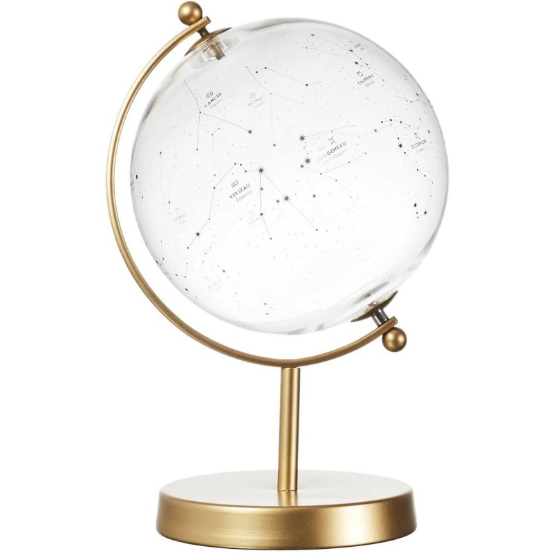 HOME DECO FACTORY - HD0093 Globe en Verre Constellations - Décoration Intérieure Élégante, Moderne ou Classique, pour Étagère ou
