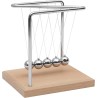 HOME DECO FACTORY, HD0378, Pendule de Newton H15 cm - Objet décoratif éducatif, Design Minimaliste, mouvements hypnotisants, Cad