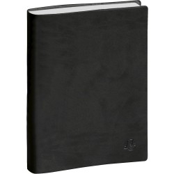 Exacompta - 176411E - Agenda journalier de bureau Journal 17 Winner - 12 x 17 cm - Janvier à décembre 2026 - Coloris noir