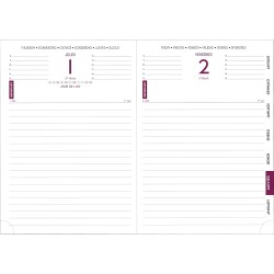 Exacompta - 176411E - Agenda journalier de bureau Journal 17 Winner - 12 x 17 cm - Janvier à décembre 2026 - Coloris noir