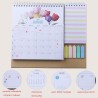 Calendrier de Bureau 2026, Mensuel Planificateur avec les Jours Fériés Français, les Mini-notes, Calendriers avec Pochette Organ