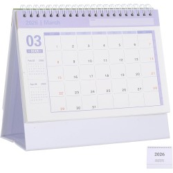 Didiseaon Calendrier De Bureau 2025-2026 : Petit Calendrier De Bureau De Juillet 2025 À Décembre 2026 Planificateur Mensuel À Ra