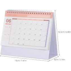 Didiseaon Calendrier De Bureau 2025-2026 : Petit Calendrier De Bureau De Juillet 2025 À Décembre 2026 Planificateur Mensuel À Ra