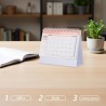 Didiseaon Calendrier De Bureau 2025-2026 : Petit Calendrier De Bureau De Juillet 2025 À Décembre 2026 Planificateur Mensuel À Ra