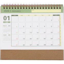 Didiseaon Calendrier De Bureau 2025-2026 : Petit Calendrier De Bureau De Juillet 2025 À Décembre 2026 Planificateur Mensuel À Ra