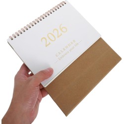 Didiseaon Calendrier De Bureau 2025-2026 : Petit Calendrier De Bureau De Juillet 2025 À Décembre 2026 Planificateur Mensuel À Ra