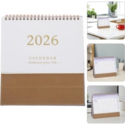 Didiseaon Calendrier De Bureau 2025-2026 : Petit Calendrier De Bureau De Juillet 2025 À Décembre 2026 Planificateur Mensuel À Ra