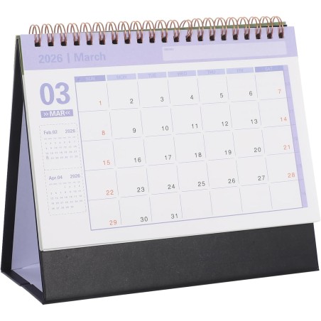 Didiseaon Calendrier De Bureau 2025-2026 : Petit Calendrier De Bureau De Juillet 2025 À Décembre 2026 Planificateur Mensuel À Ra
