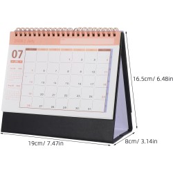 Didiseaon Calendrier De Bureau 2025-2026 : Petit Calendrier De Bureau De Juillet 2025 À Décembre 2026 Planificateur Mensuel À Ra