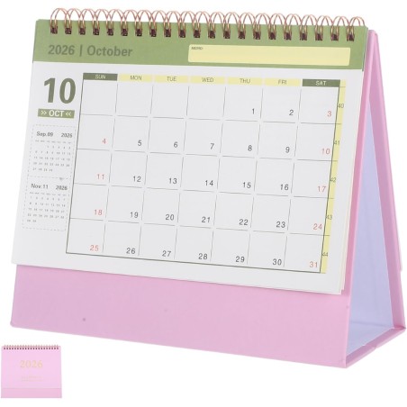 Didiseaon Calendrier 2025 2026: Calendrier De Bureau 2025-2026 Petit De Juillet 2025 À Décembre 2026 Planificateur Mensuel À Rab