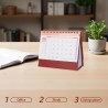 Didiseaon Calendrier De Bureau 2025-2026 : Petit Calendrier De Bureau De Juillet 2025 À Décembre 2026 Planificateur Mensuel À Ra