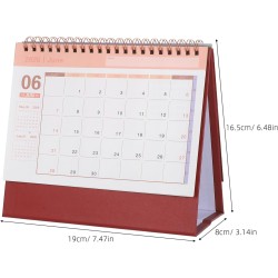 Didiseaon Calendrier De Bureau 2025-2026 : Petit Calendrier De Bureau De Juillet 2025 À Décembre 2026 Planificateur Mensuel À Ra
