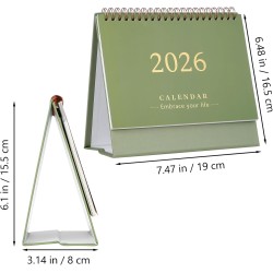Didiseaon Calendrier 2025 2026: Calendrier De Bureau 2025-2026 Petit De Juillet 2025 À Décembre 2026 Planificateur Mensuel À Rab