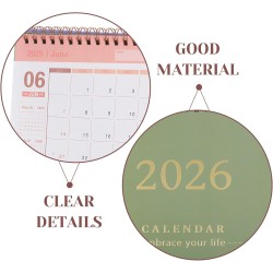 Didiseaon Calendrier 2025 2026: Calendrier De Bureau 2025-2026 Petit De Juillet 2025 À Décembre 2026 Planificateur Mensuel À Rab