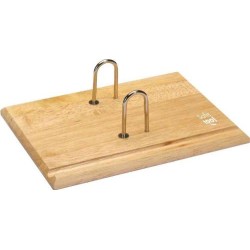 WONDAY - Socle Ephemeride en Bois Verni et arceaux métal