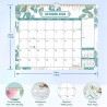 ZEEYUAN Calendrier Mural 2026–2027 18 Mois Calendrier Mensuel 2026 Calendrier Familial Janvier 2026 à juin 2027 avec Vacances 28