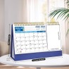 ZEEYUAN Calendrier de bureau mensuel 2026-2028 de janvier 2026 à décembre 2028, calendrier à rabat sur 36 mois avec papier épais