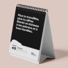 Calendrier de table démotivant 2026-52 semaines - Avec 52 dictons non motivants - Ne rêvez pas votre vie mais gardez votre bouch