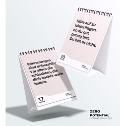 Calendrier de table démotivant 2026-52 semaines - Avec 52 dictons non motivants - Ne rêvez pas votre vie mais gardez votre bouch