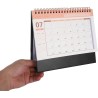 NUOBESTY Mini Calendrier 2026 De Bureau Noir Avec Support Debout Papier ÉPais Pour Maison Bureau Et ÉCole Planificateur Mensuel 
