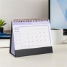 NUOBESTY Mini Calendrier 2026 De Bureau Noir Avec Support Debout Papier ÉPais Pour Maison Bureau Et ÉCole Planificateur Mensuel 