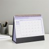 NUOBESTY Mini Calendrier 2026 De Bureau Noir Avec Support Debout Papier ÉPais Pour Maison Bureau Et ÉCole Planificateur Mensuel 