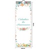 Calendrier des anniversaires,calendrier perpétuel anniversaire-calendrier pour enfant,bureau, famille (light vert)