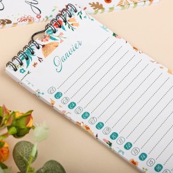Calendrier des anniversaires,calendrier perpétuel anniversaire-calendrier pour enfant,bureau, famille (light vert)