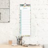 Calendrier des anniversaires,calendrier perpétuel anniversaire-calendrier pour enfant,bureau, famille (light vert)