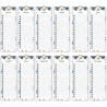 Calendrier perpetuel anniversaire mural francais pour famille, bureau, enfant (bleu)