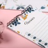 Calendrier perpetuel anniversaire mural francais pour famille, bureau, enfant (bleu)
