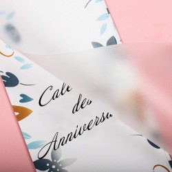 Calendrier perpetuel anniversaire mural francais pour famille, bureau, enfant (bleu)